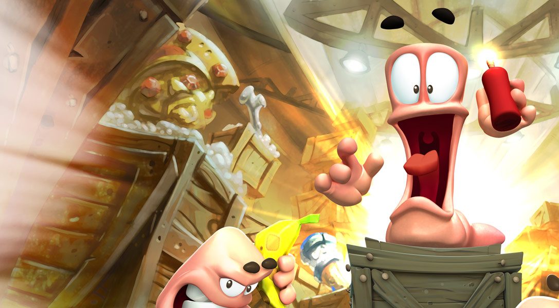 Worms Battlegrounds est disponible sur PS4, tout le fun des worms sur next gen