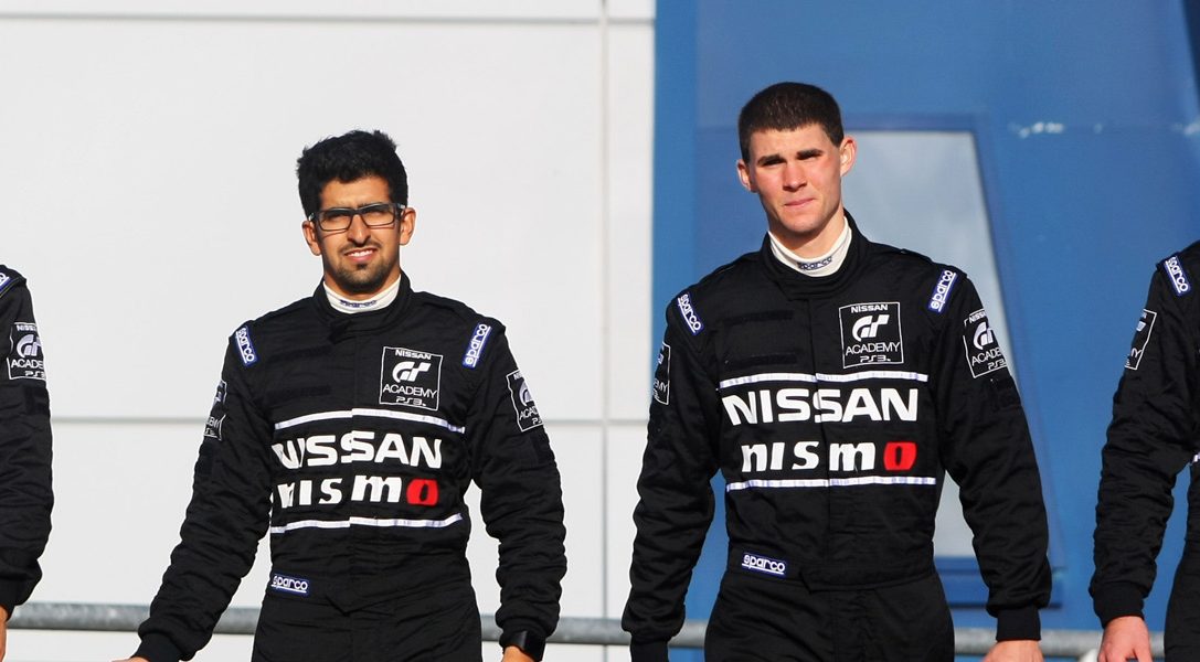 Les vainqueurs de la GT Academy 2014 à la grille des 24 heures de Dubai