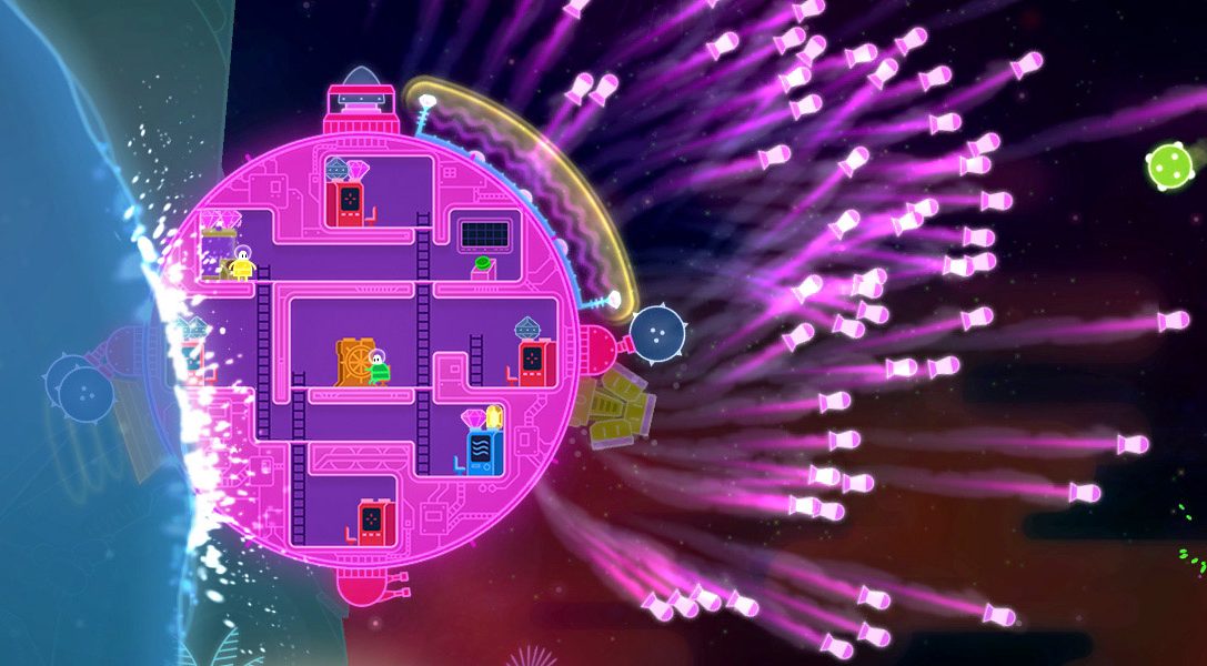 Lovers in a Dangerous Spacetime, le jeu en coopération à succès, débarque sur PS4 en février