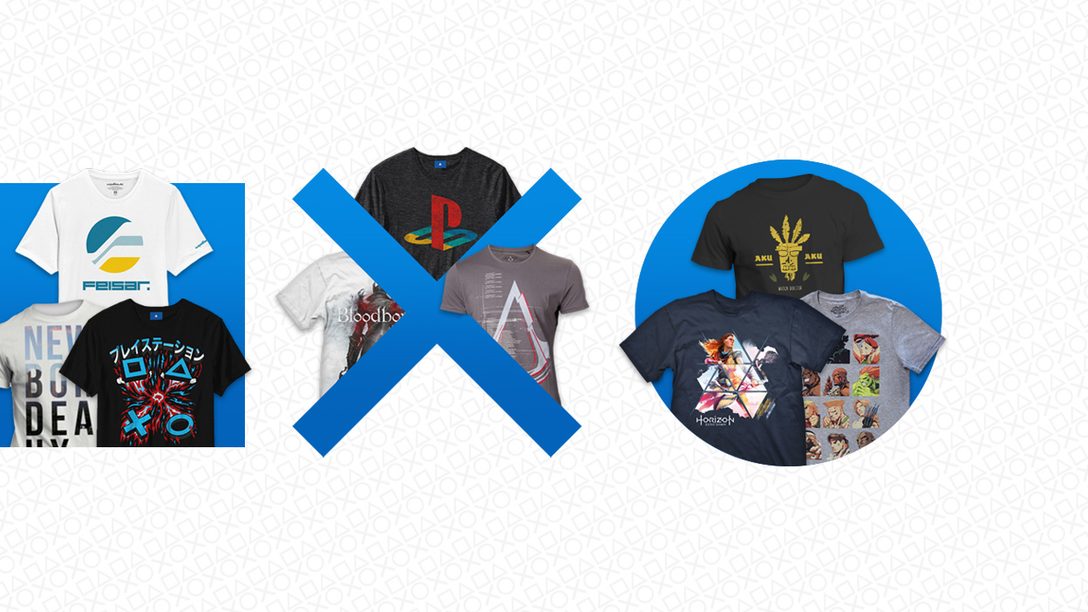 Nouvelle promo sur PlayStation Gear : faites des économies sur les T-shirts Horizon Zero Dawn, Overwatch, Crash Bandicoot et bien d’autres