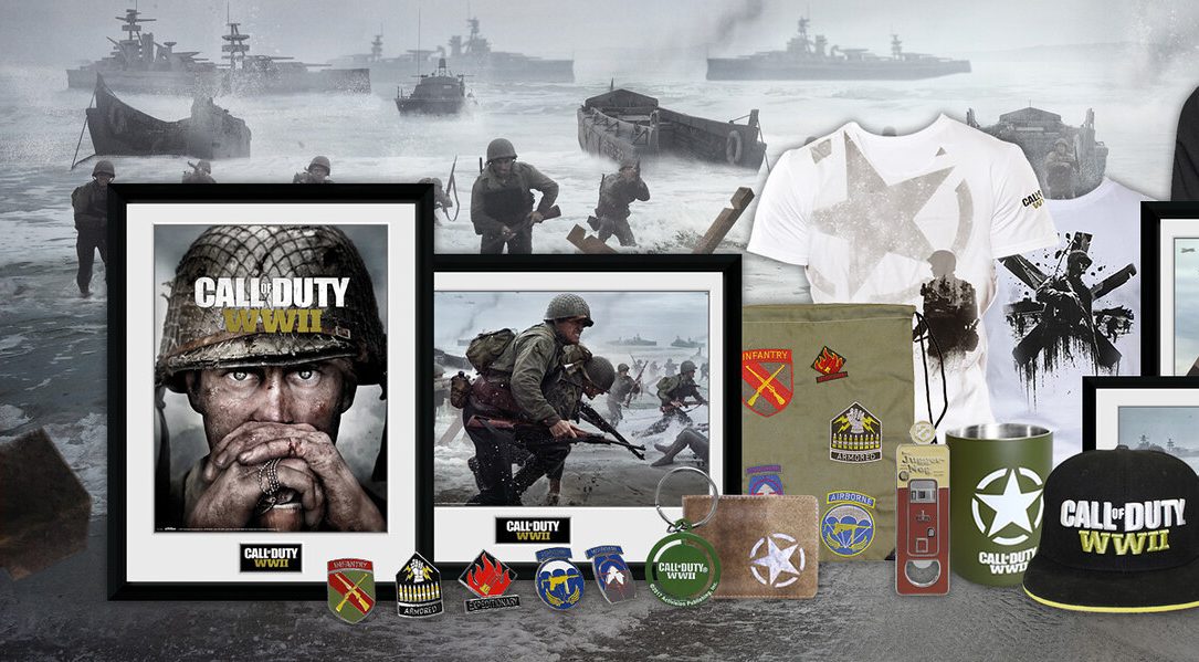 De nouvelles marchandises Call of Duty WWII débarquent sur PlayStation Gear