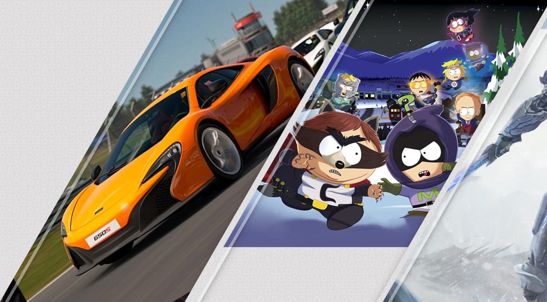 Mise à jour du PlayStation Store : Gran Turismo Sport, South Park : L’Annale du Destin, ELEX…