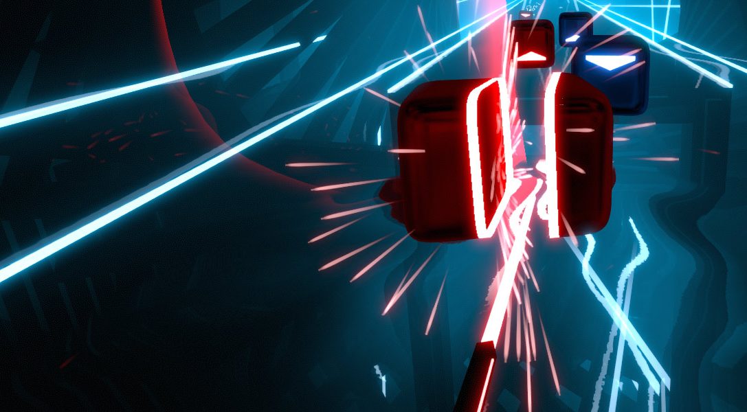 Utilisez votre PS Move pour couper des blocs dans le jeu de rythme et d’action Beat Saber – bientôt disponible pour PS VR