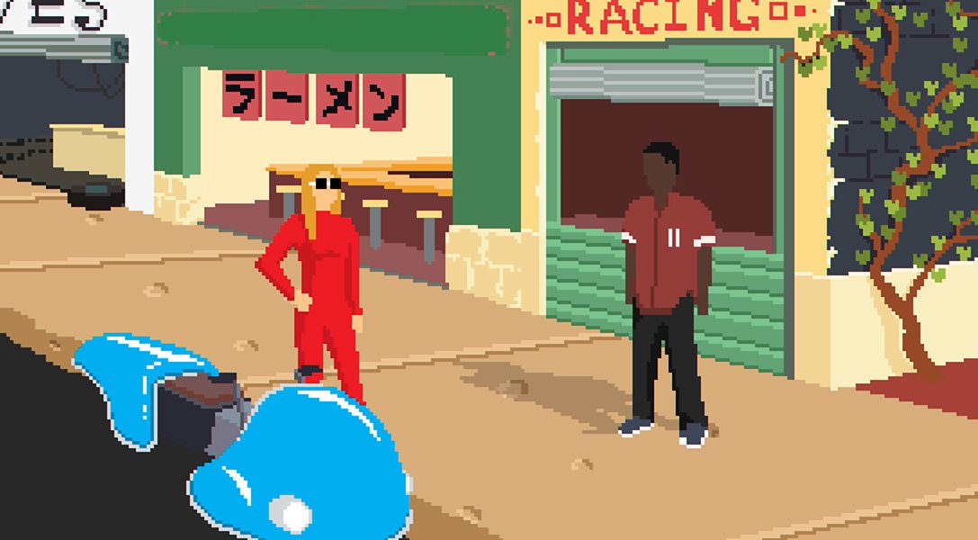 Faites la course aux commandes d’un hoverbike dans Desert Child, le jeu de rôle SF à la bande-son hip-hop lo-fi