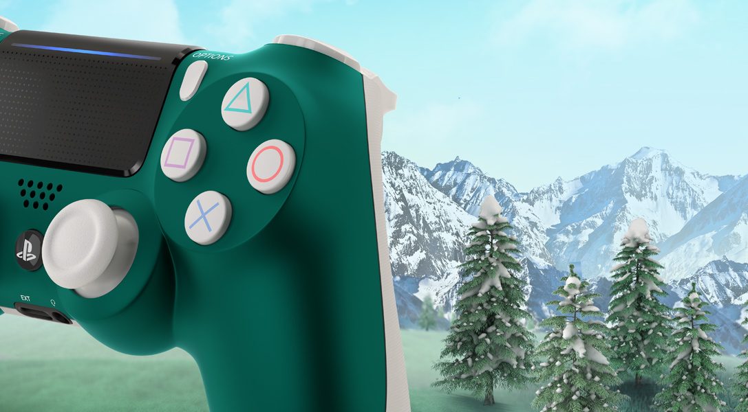 Voici la nouvelle DUALSHOCK 4 en édition spéciale Alpine Green