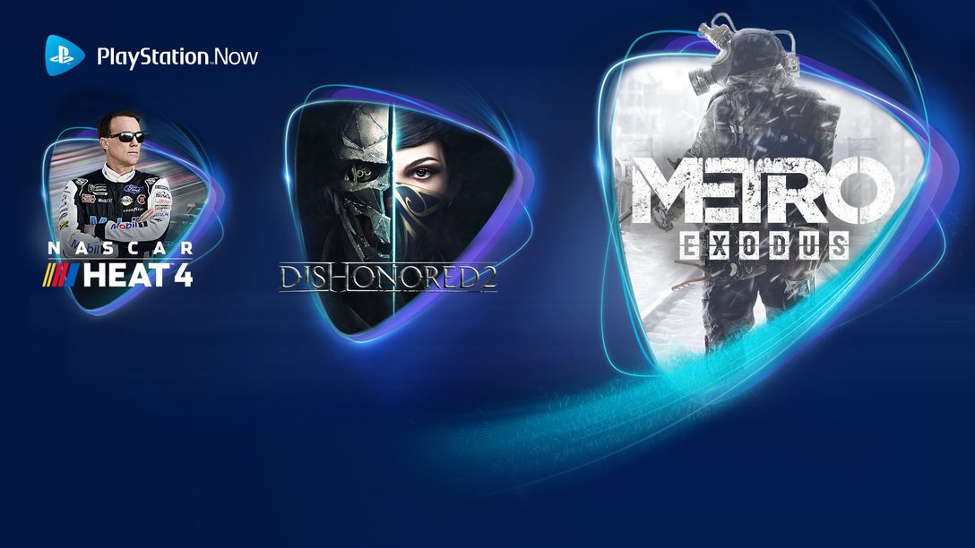 Metro Exodus, Dishonored 2 et NASCAR 4 débarquent sur PS Now en juin