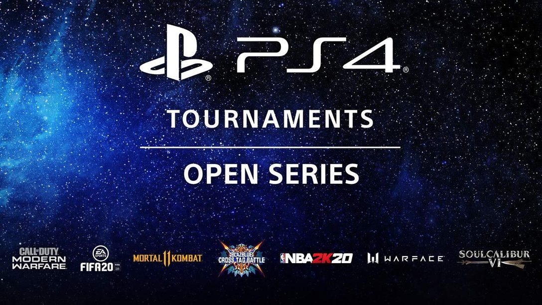 La compétition continue avec les Tournois PS4 Tournaments: Open Series