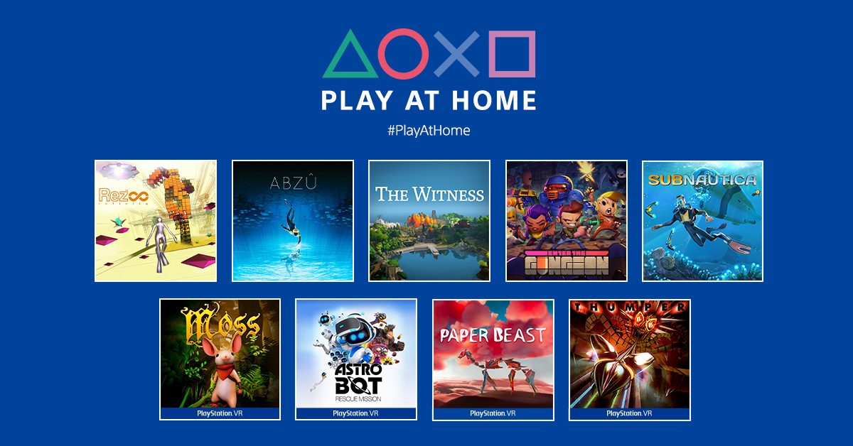 Communiqué concernant l’initiative Play at Home (Jouez à la maison) 2021 : 10 jeux gratuits à télécharger au printemps