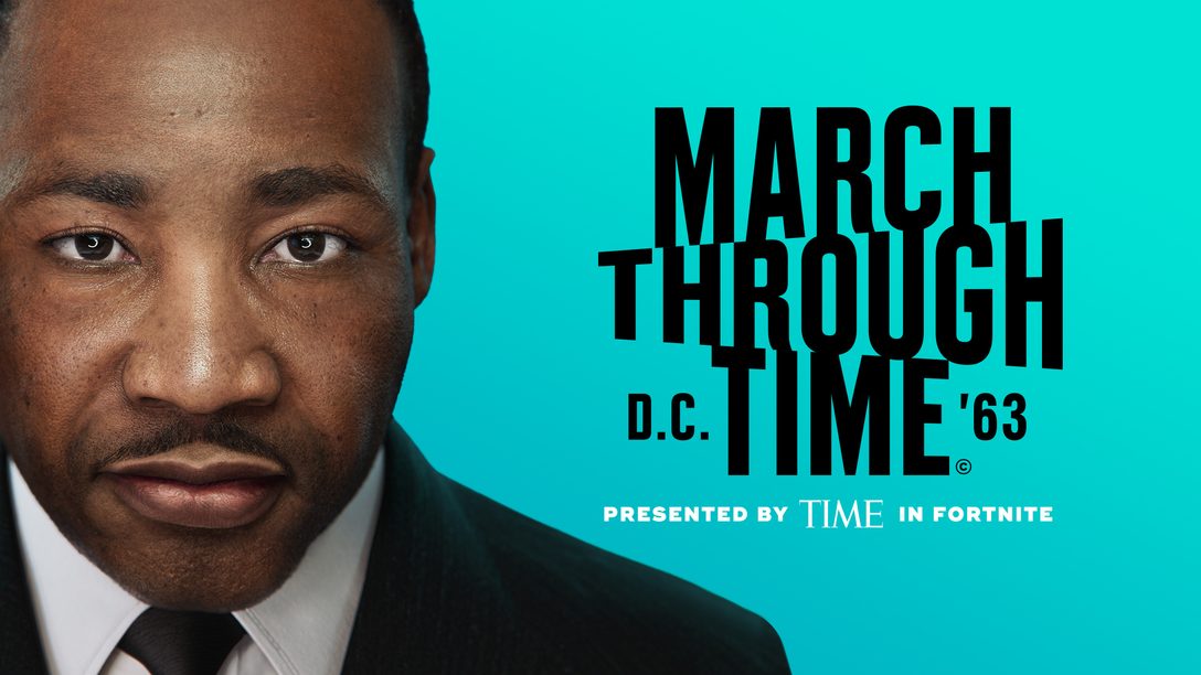Hommage à Martin Luther King : TIME Studios présente La Marche dans le temps dans Fortnite