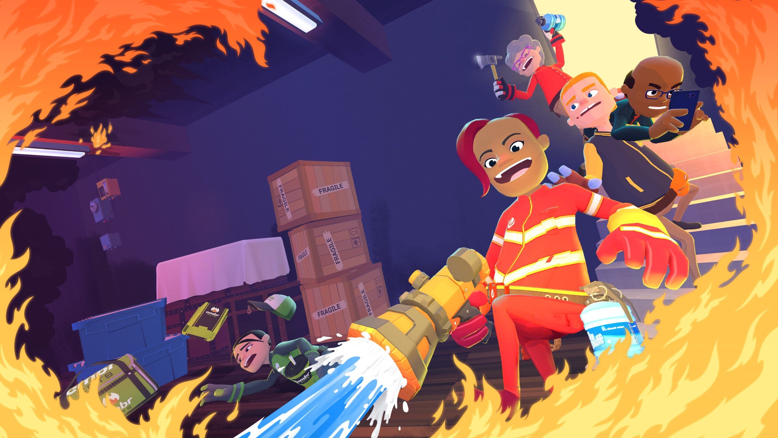 Jouez aux apprentis pompiers dans Embr, un jeu multijoueur effréné disponible dès demain