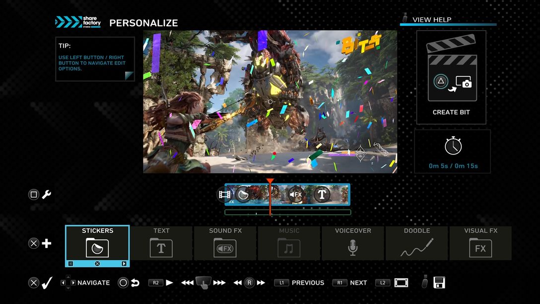 Une nouvelle mise à jour pour Share Factory Studio ajoute la fonctionnalité Bits sur PS5 dès aujourd’hui