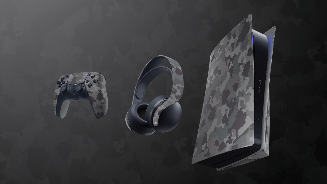 La collection Grey Camouflage rejoint la liste des accessoires PS5 dès l’automne