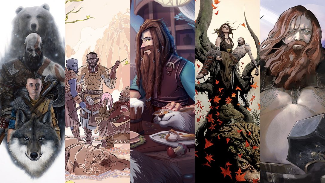 Les portraits de familles animés God of War Ragnarök dépeignent 5  relations importantes
