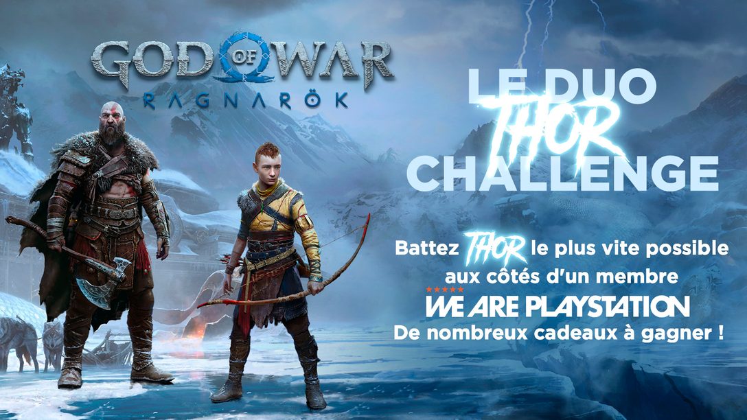 Participez au Duo Thor Challenge – God of War Ragnarök sur We Are PlayStation