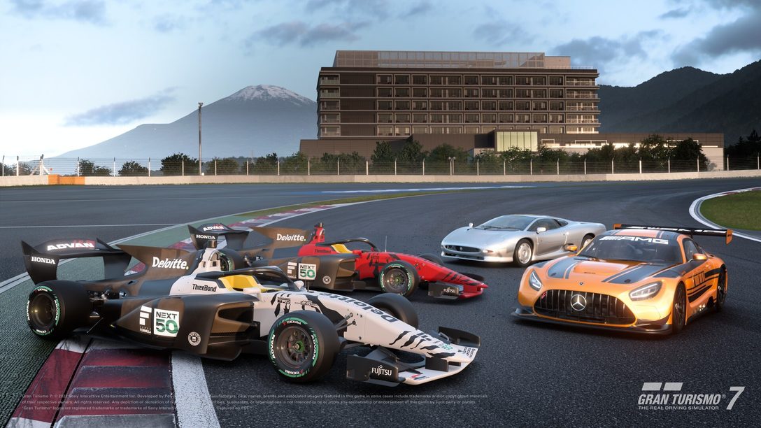 La mise à jour 1.32 de Gran Turismo  7 sera disponible demain avec 4 nouvelles voitures, deux menus supplémentaires pour le GT Café et des lieux Scapes