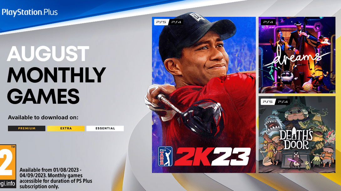 Les jeux du mois PlayStation Plus d’août : PGA Tour 2K23, Dreams, Death’s Door