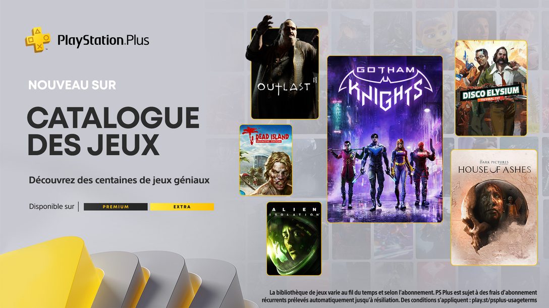 Catalogue des jeux PlayStation Plus pour octobre : Gotham Knights, Disco Elysium: The Final Cut, The Dark Pictures Anthology: House of Ashes