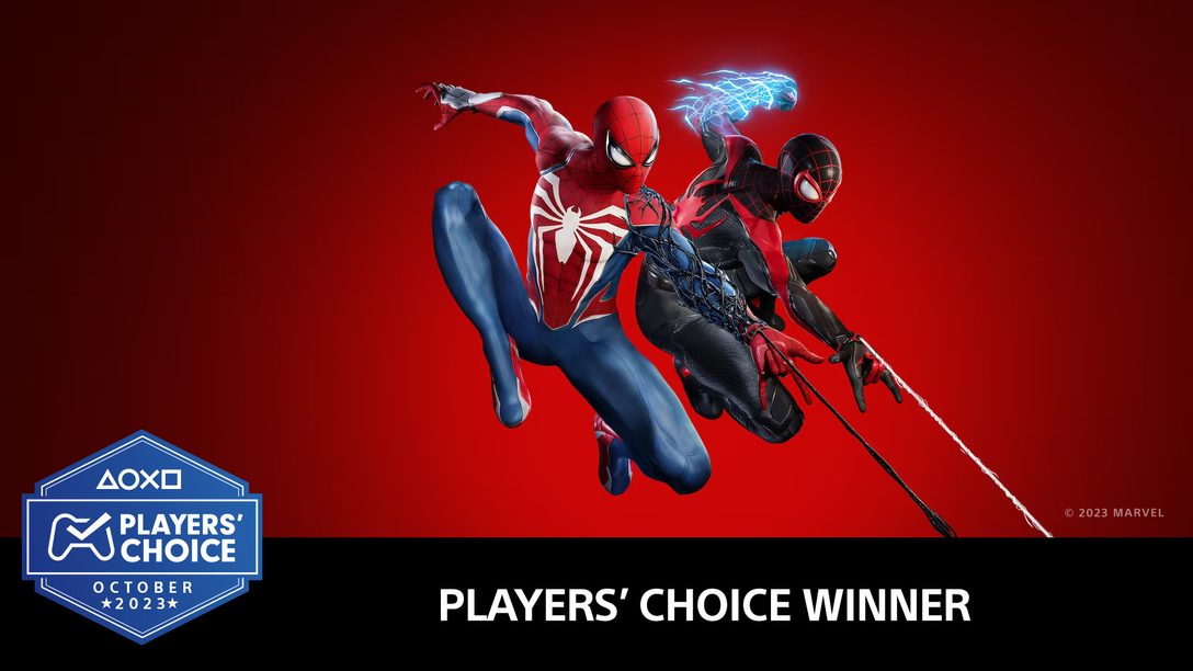 Le choix des joueurs : Marvel’s Spider-Man 2 élu meilleur nouveau jeu du mois d’octobre 2023