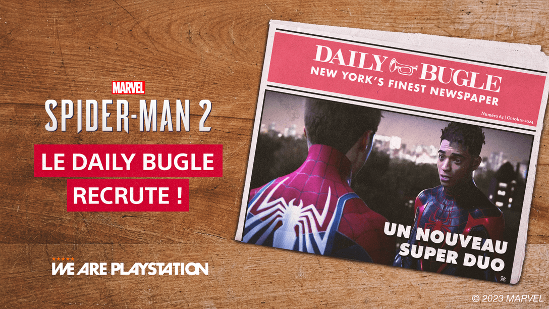 Participez au Concours Marvel’s Spider-Man 2 : Daily Bugle sur #WeArePlayStation !