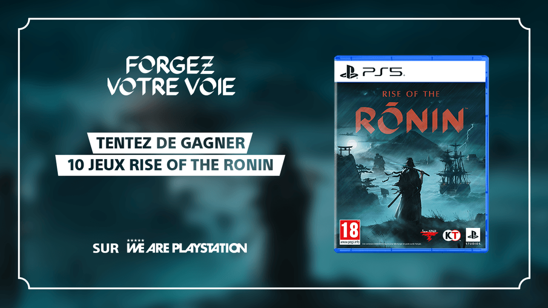 Participez au Concours – Rise of the Ronin sur We Are PlayStation  !