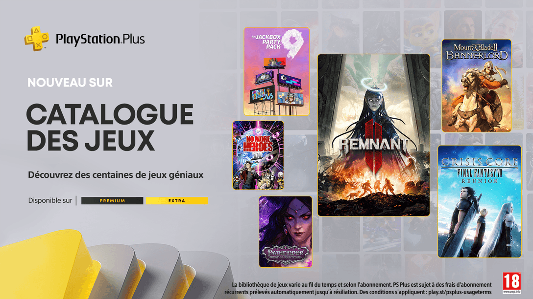 Catalogue des jeux PlayStation Plus pour juillet : Remnant II, Crisis Core – Final Fantasy VII – Reunion et plus encore 