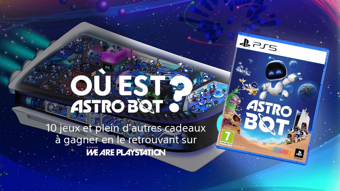 Participez au Jeu-concours – Où est Astro Bot ? sur #WeArePlayStation  !