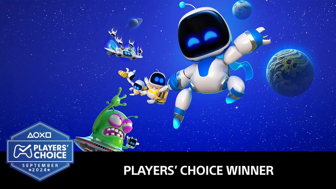 Choix des joueurs : Astro Bot élu meilleur nouveau jeu de septembre 2024