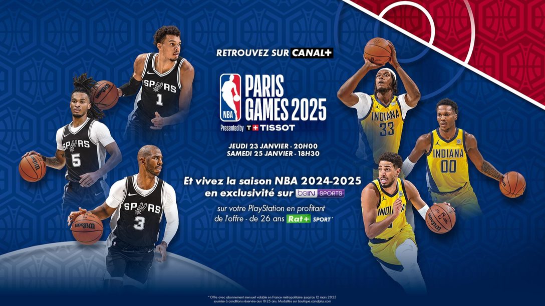 Rendez-vous sur CANAL+ pour le NBA Paris Games 2025 !