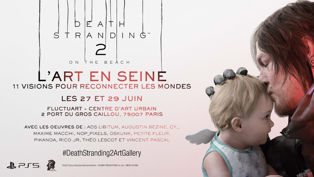 DEATH STRANDING 2: ON THE BEACH – Visitez l’exposition L’Art en Seine à Paris les 27 et 29 juin 2025 à FluctuArt